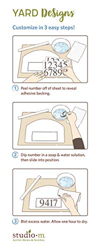 Studio M Yard Design Sunflower Cardinal Decorative Address Marker Yard Sign Magnet, Made In Usa, Superior Weather Durability, 14 X 10 Inches #TOP6