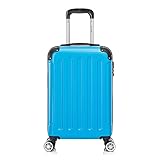 Boleedy Valise Cabine 20″ (55 cm) Rigide ABS Léger et Durable, Bagage de Voyage Trolley 4 roulettes 360°, Suitcase Pas Cher, Soute Avion 20kg