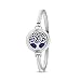 Tree of Life Diffuser Bracelet (Silver)