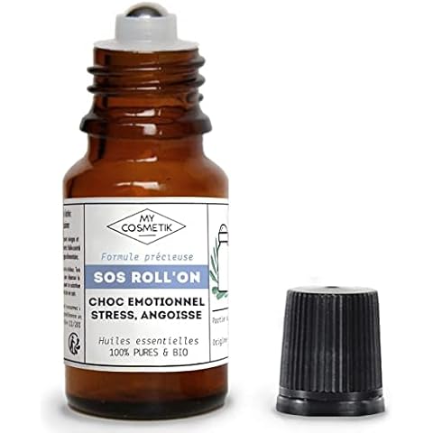 MY COSMETIK SOS Roll-on: Mezcla de aceites esenciales para Choque emocional, estrés y ansiedad Cover