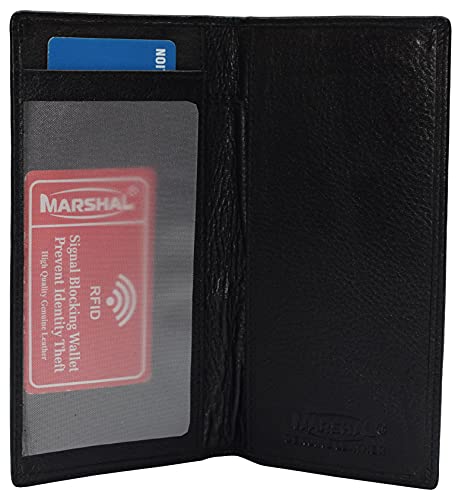 Marshal Basic PU Leather Checkbook Covers COLORS (Black)2