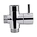 Produktbild VIFERR Umsteller, 3-Way T-Form-Umsteller Absperrventils Dusche Toilette Bidet Sprayer Wasser Adapter Chrom Farbe für Leitungswasser Dusche Küche