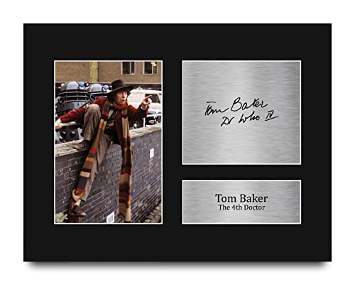 HWC Trading USL Tom Baker Gifts Printed Signed Autograph Picture for TV Show Fans - US Letter Size