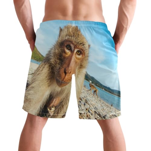 visesunny Stylish Summer Swim Trunks Men's Quick Dry Board Shorts Bathing Suit with Pockets for Men Boyfriends Youth4