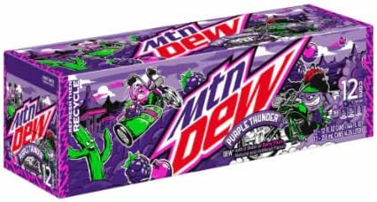 Mountain Dewパープルサンダー 12オンス 12個パック