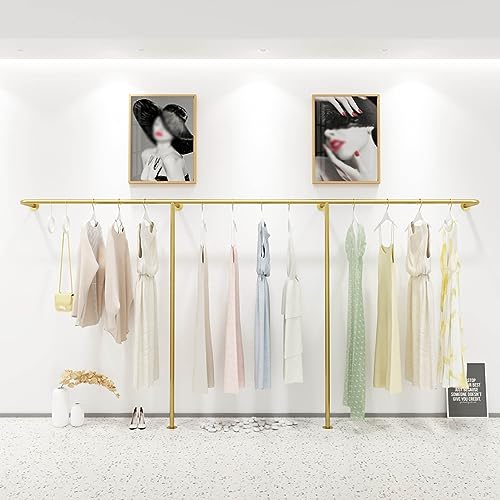 Cintre créatif en métal suspendu pour aménager un dressing mural moderne à la maison