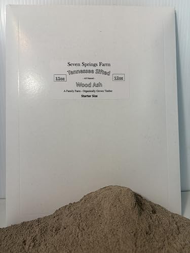 12oz Fine Sifted Wood Ash - Starter Size - All Natural Ashes from Organically Grown Hardwood Timber (12 Ounce - Sample)