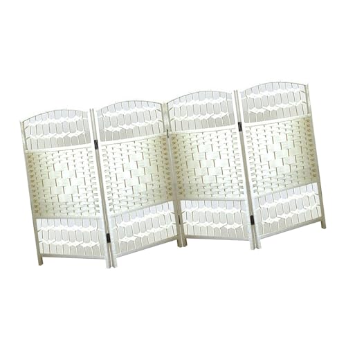 Paravent pliable à 4 panneaux idéal pour délimiter le bureau ou la chambre