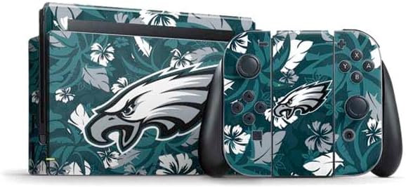 Skinit Decal Gaming Skin Compatible with Nintendo Switch Bundle - Officially Licensed NFL Philadelphia Eagles Distressed Design