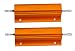 Cutequeen 2PCS 100W Watt 4 Ohm Aluminum Case Wirewound Chassis Mounted Resistor (pack of 2)