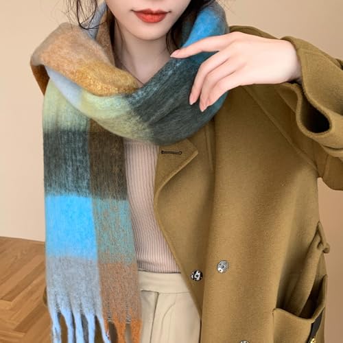 Chunky Scarf for Women Winter Scarves Cold Weather Large Blanket Scarfs Soft Warm Shawl Wraps2