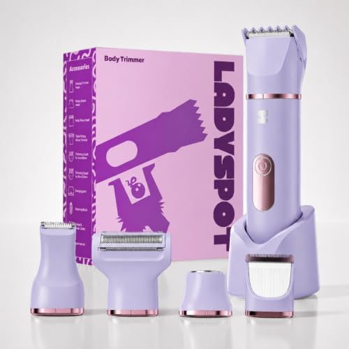 LADYSPOT Swim 4-in-1 Bikini Trimmer for Women IPX7 Waterproof