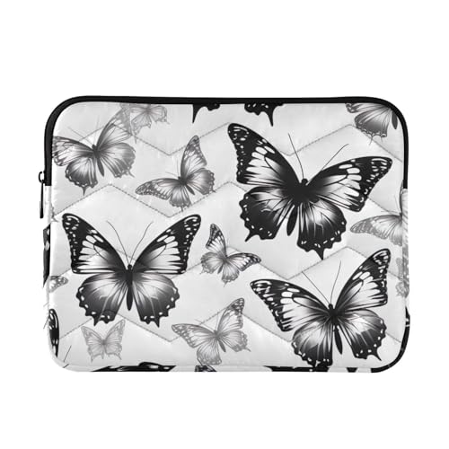 Funda para Laptop 13-14 Pulgadas con Diseño de Mariposas