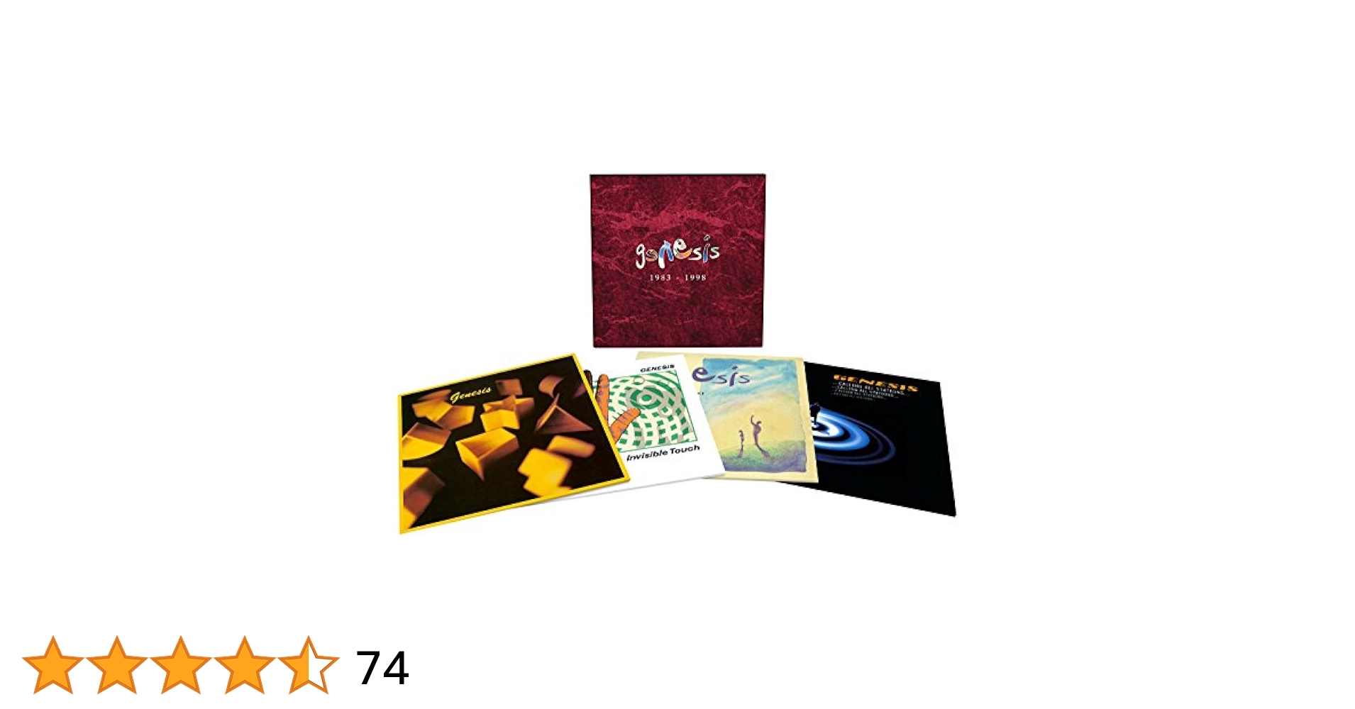 GENESIS(ジェネシス) 1983-1998 BOX Amazon.co.jp: 1983-1998 (W/Dvd): ミュージック