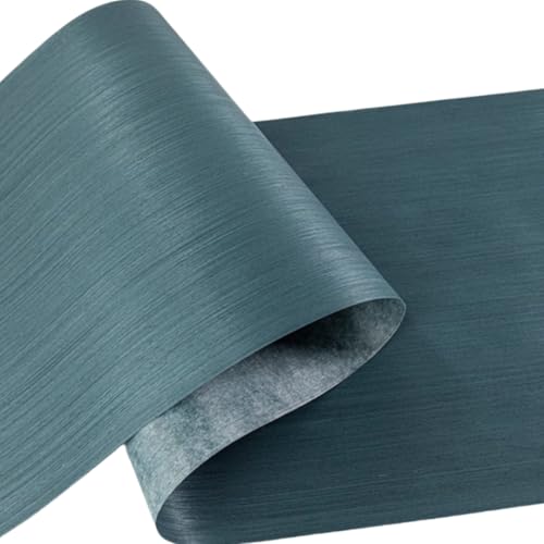 Hoja de chapa de madera de grano recto azul, ideal para decoración del hogar y renovación de muebles, 2,5 x 0,58 m, 0,25 mm