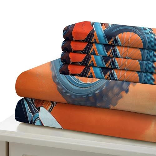 Housse de couette motocross 3D effet super doux en microfibre premium - 7