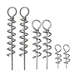 Soft Lure Bait Spring Twist Lock Fishing Crank Hook Centering Pin Soft Lure Bait Worm Crank Swimbait Keeper Needle Springs Screw Lock Fixed Latch (M-100PCS)