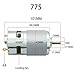 775/795/895 Motor DC 12V 24V Dual Ball Bearing 5000/10000 RPM Large Torque High Power Low Noise for Engraving Machine Lathe Tool 1Pcs(24V 10000rp,775)