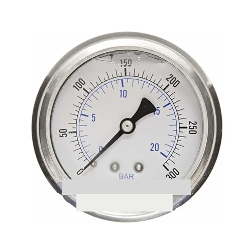 Manomètre 0-300 PSI à cadran 2.5 de haute précision pour compresseur d'air