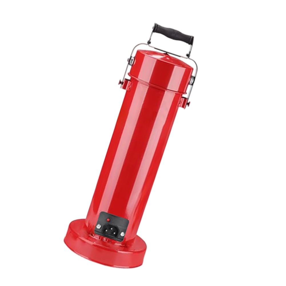 Horno de varilla de soldadura, tubo de almacenamiento de electrodos, contenedor de calefacción de 5 kg con interfaz de alimentación, funda de aluminio portátil para varillas de 400 mm
