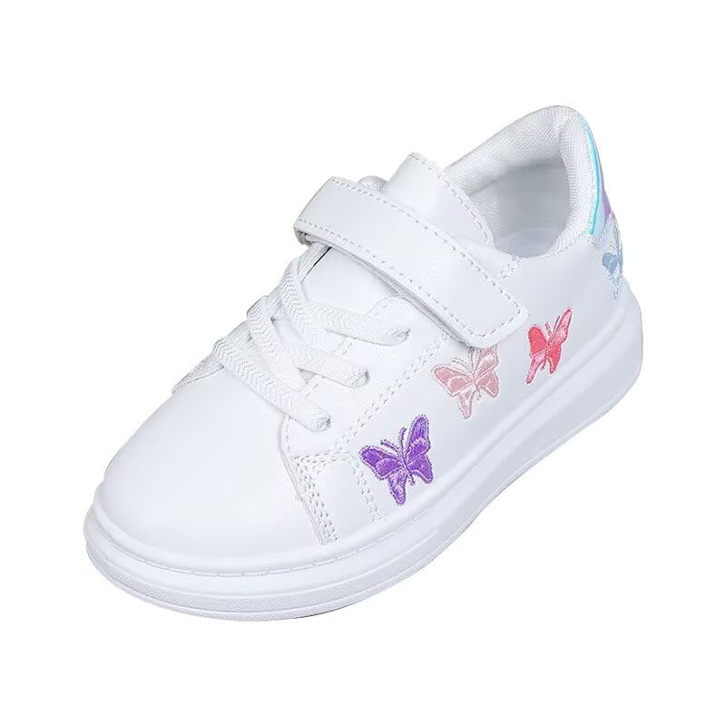 Kids Girl Cartoon Butterfly Casual Fashion Sneakers for Spring Summer School Walking Running Travel