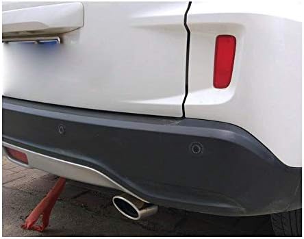 1pcs Silver Stainless Steel Exhaust Tail Rear Muffler Tip Tailpipe Trim For Honda HR-V HRV 2015 2016 2017 2018 2019 2020 2021