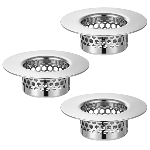Coladores de acero inoxidable para desagüe de lavabo 3 pcs
