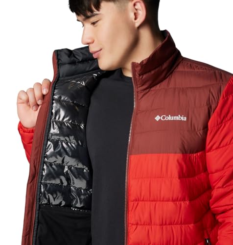Columbia Jaqueta masculina Powder Lite II, Sail Red/Spice, XGG