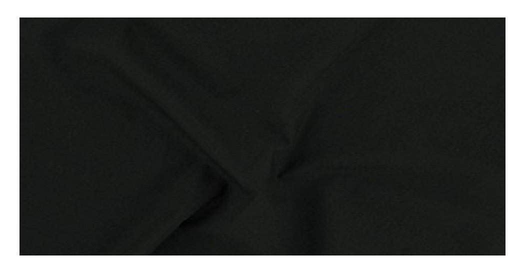 Dalston Mill Fabrics Polycotton Fabric, Black, 6m