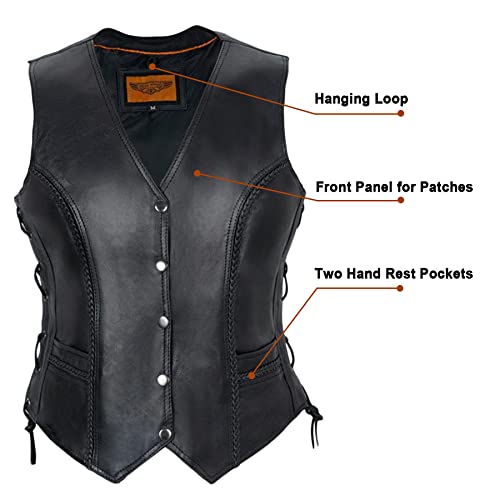 Dream Apparel Women's Leather Vest