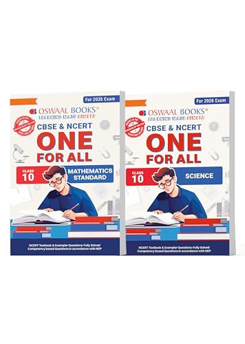 Oswaal CBSE & NCERT One For All Class 10 Mathematics Standard and...