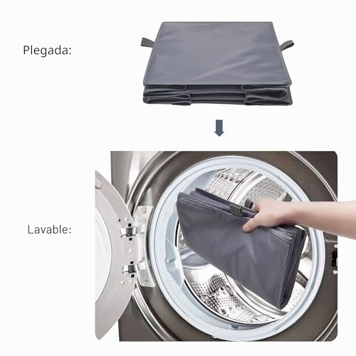 Miniatura 7 de Granny Says - Organizador De Armario Colgante 3 Estantes, Plegables Para Colgar En El Y Autocaravana, Gris, 50,2 Cm Alto X 30,5 Ancho Profundidad, 1 Unidad