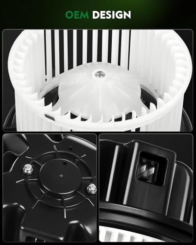 Image of HVAC Heater Blower Motor with Fan Cage for:-Jeep Cherokee 1997 1998 1999 2000 2001 Wrangler 1997 1998 1999 2000 2001, 2.5L 4.0L L4 L6, A /C Heater Blower Motor OE# 700095 4886150AA 3010234