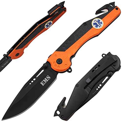 Snake Eye Tactical Rescue Style 3-in-1 Tactical Knife for Military and First-Responders Knife - Snake Eye Tactical