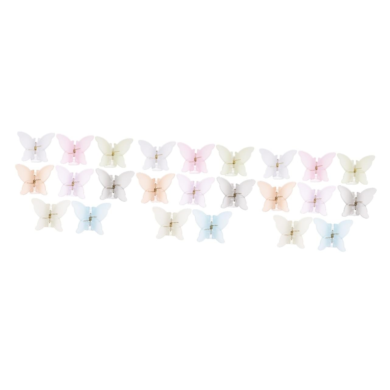 Beavorty 3 Set Di Fermagli Per A Farfalla Accessori Per Alla Moda Da Donna A Forma Di Farfalla 8 Pezzi*3