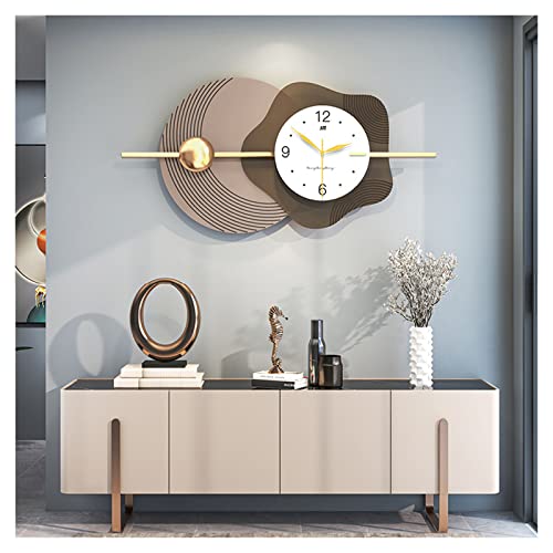 Horloge à quartz en fer forgé 100X50CM de haute manufacture