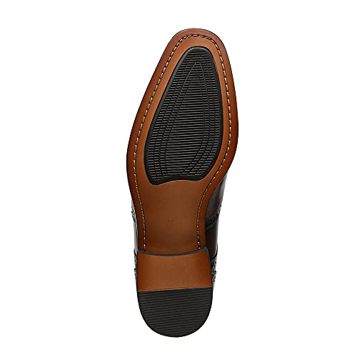Image of GIFENNSE Men's Oxford Shoes | Mens Dress Shoes | Mens Formal Shoes | Lace Up Dress Shoes
