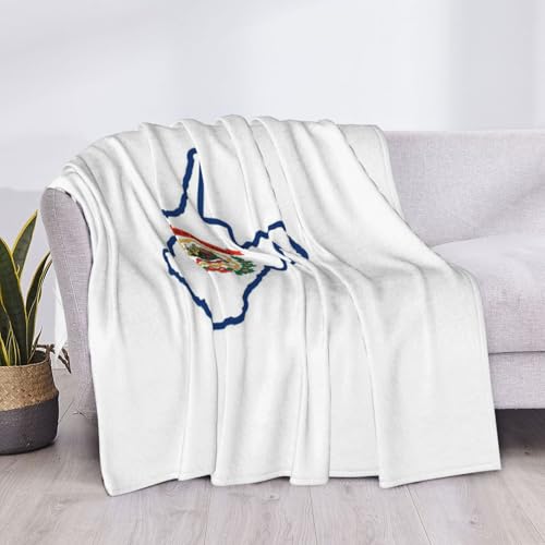 Couverture lit microfibre Virginie-Occidentale, une idée cadeau idéale - 6