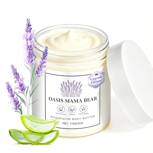 OASIS MAMA BEAR Neuropathy Cream Magnesium Cream for Neuropathy Nerve Relief Lotion for Feet Hand No Greasy Body Lotion with Natrural Ingredients For Soothing