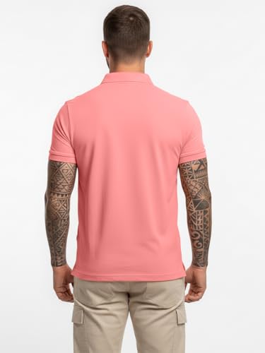 Image of LEOTUDE Men's Matty Regular Fit Polo T-Shirt for Man
