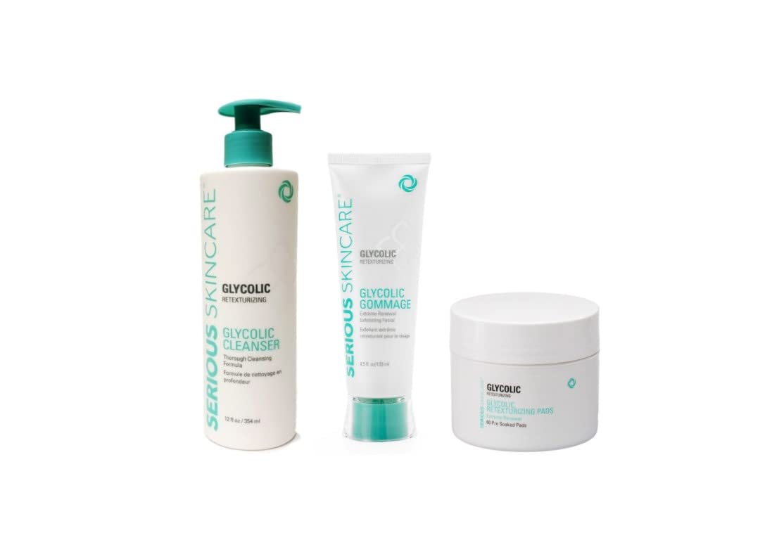Serious Skincare Glycolic Retexturizing TRIO Skin