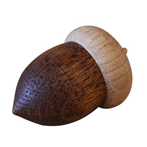 オークヴィレッジ カードスタンド どんぐり ブラウン 日本製 国産 無垢材 植物性オイル 置物 オブジェ 写真たて おしゃれのサムネイル