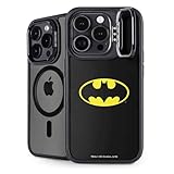 Skinit Kickstand Phone Case Compatible with iPhone 15 Pro Max - Officially Licensed DC Comics Batman Movie 1989 Logo Design