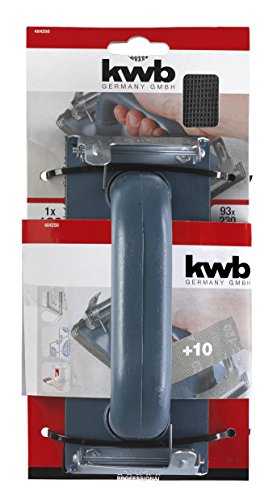 KWB Handslijperset, 11-delig Incl. schuurblok met klemvoorziening en schuurrooster 93 mm x 230 mm (10 st.) - Afbeelding 3