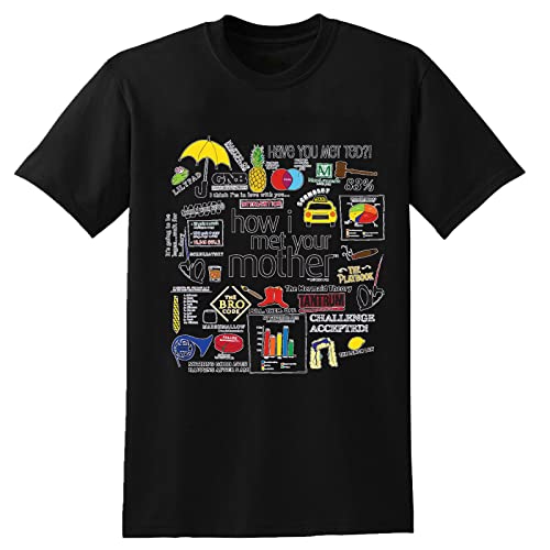Bild: How I Met Your Mother T-Shirt Male Unisex T-Shirt Black Black L f�r 17,79 EUR  bei Amazon