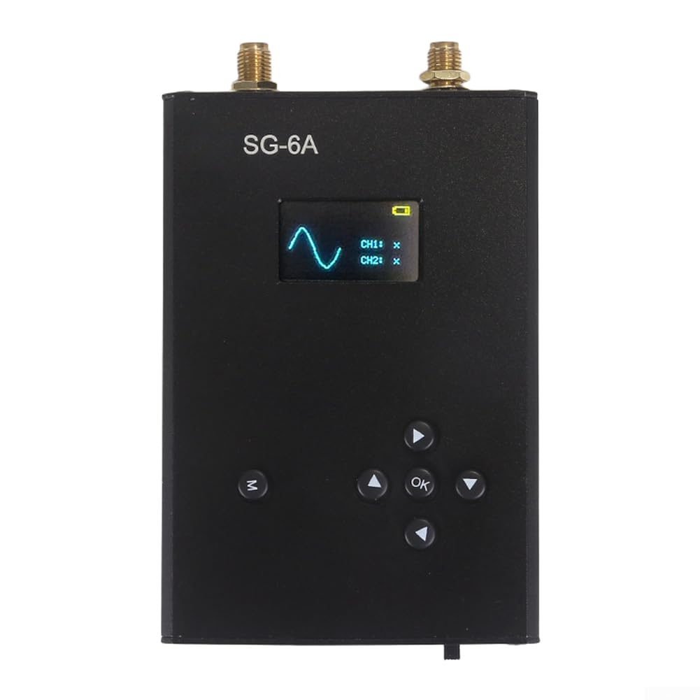SG6-A Generador de señal RF de doble canal, 1 Hz a 40 MHz+12.5 MHz a 6.4 GHz