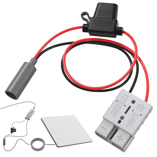 Starlink Mini Power Cable 50A Quick Connect/Disconnect Adapter to DC Female Plug, Starlink Mini Cable Quick Connect/Disconnect Connector with 10A Fuse Holder