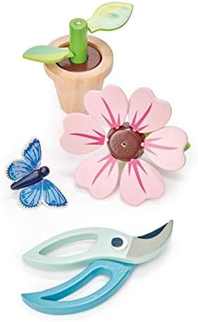 Miniatura 2 de Tender Leaf Toys - Juego de macetas de flores - Juguete de madera para jardín interior con hojas y pétalos extraíbles - Educativo, creativo y básico