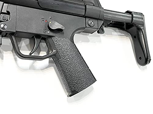 Handleitgrips Gun Grip Tape Compatible with Heckler & Koch MP 5 - Black Textured Rubber Pistol Grip Tape, Easy Installation, Gun Parts & Accessories, Veteran Owned, Made in The USA - Thumbnail 2