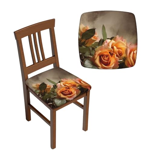 Housses de chaise extensibles lot de 6 pour rénover des chaises usées - 2
